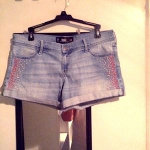 Hollister Midi Shorts Sz 13 W31